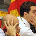 Traders take a break as trading was halted on the main floor of the BM&F Bovespa stock exchange market in Sao Paulo